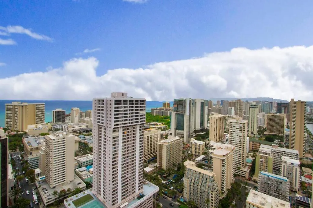 Penthouse Studio With Panoramic Ocean View Ic44 Honolulu Holiday home
